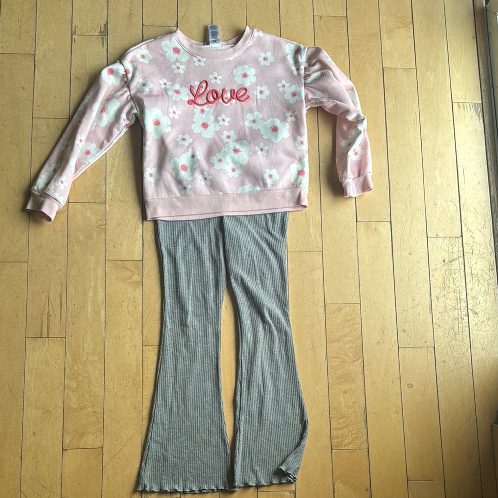 Pink Floral Kids  Set